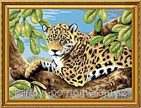 Картины по номерам - Алматы, "Леопард 40x50"