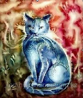 Картины по номерам - Алматы, "Синий кот"