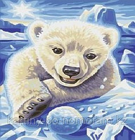 Картины по номерам - Алматы, "Белый медвежонок"