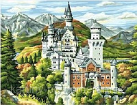 Картины по номерам - Алматы, "Замок Нойшвайнштайн"