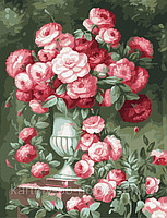 Картины по номерам - Алматы, "Розы в античном стиле"