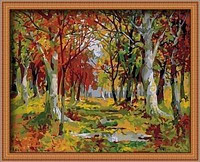 Картины по номерам - Алматы, "Осенний лес"