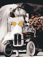 Картины по номерам, цифрам - Алматы, "Романтичная свадьба"