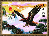 Картины раскраски по цифрам (по номерам) "Полет орла"