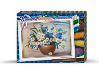 Вышивка бисером и лентами "Полевые цветы"