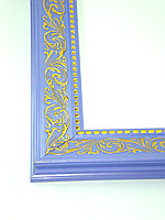 Рама из багета для картины "Голубой ажур" 40х50 см, фото 1