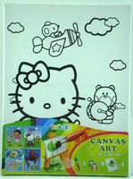 Картины-раскраски для детей Алматы, Китти 30x40